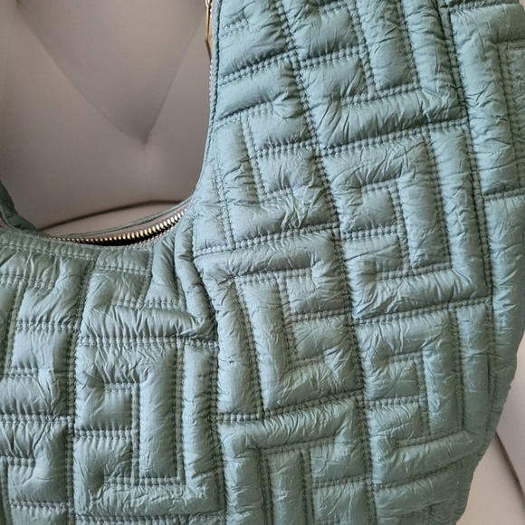 Balmain Pillow Monogram Quilted Nylon Hobo Bag NWT - Picture 7 of 14